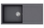 Tesa akmens masas izlietne 100x50 cm ar push-up ventīli, Krāsu izvēle 3