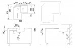 Blanco Metra 9 E virtuves izlietne SILGRANIT Tartufo 83x83cm, manual 2