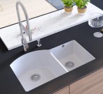 Arca akmens masas izlietne 81x52 cm ar push-up ventīli,Krāsu izvēle 8