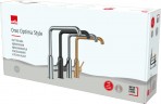 Oras Optima Style izlietnes maisītājs 255 mm, Melns matēts  4