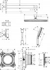 Hansgrohe Raindance Alive S Design Dušas komplekts 300, 1jet, MB 2