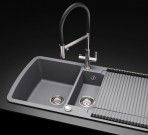 Soifos virtuves maisītājs ar izvelkamu snīpi, Black metallic 3