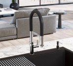Colos virtuves maisītājs ar izvelkamu snīpi, PVD Graphite 3