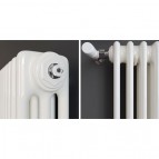 Radiators Ardesia 3 rindu, H-500, 21 sekcijas, sānu 2, Balts 6