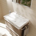 Hansgrohe Xelu Q Izlietne, plaukts pa labi, 800/480, SmartClean, balta 5