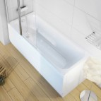 Ravak SETV8 vannas komplekts ar melnu maisītāju 180x80 cm, Balta 5