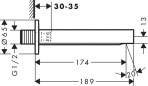 Hansgrohe Vannas iztece Finoris, hroms 2