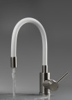 Deante Luno Virtuves jaucējkrāns, Grey/ Brushed Steel 3