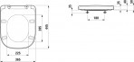 Komplekts Rāmis + pods Meda Rimless Silent flush + SC vāks + Taustiņš  7