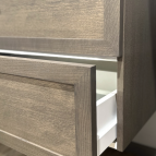 KAME Rustic Izlietnes skapis, 80 cm, Smoked oak venner 4