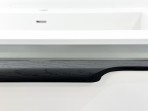 KAME Amber Izlietnes skapis, 80 cm, Matt white/Black oak 4