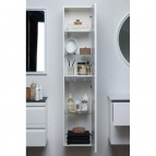 KAME Terra augstais skapis, 160 x 35 cm, Matt Black 4