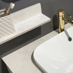 KAME Slim Compact HPL darba virsma 101 cm, Sand Stone 4