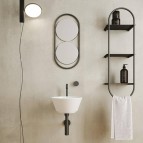 Simas Wave izlietne ar maisītāja caurumu Ø420 mm, Krāsu izvēle 2