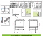 Komplekts NES KDJ II 90x90 cm dušas kabīne + PAA paliknis+ Sifons 14
