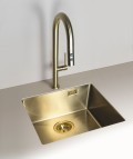 Deante Olfato Precious Tērauda izlietne, 1 bļoda, Brushed Bronze 3