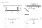 Subway 2.0 izlietne 130x47 cm 2