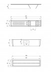 Deante Magnetic Piederumu komplekts izlietnei, Brushed Steel 3