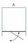 Dušas durvis nišām Ieva Plus 110 cm 7