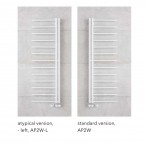 P.M.H dvieļu žāvētājs Apollo 500x1500 mm, Brushed Stainless Steel 8