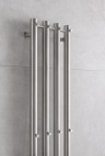 P.M.H dvieļu žāvētājs Rosendal 115x1500 mm, Brushed Stainless Steel 3