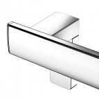 Keuco Axess leņķveida dušas stienis labā puse 52x109 cm, Hroms 10