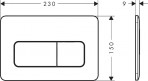 Hansgrohe iFrame Original Q skalošanas plāksne, MB 2
