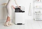 Brabantia Bo Step On atkritumu tvertne 2 x 30 L, Balta 6