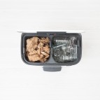 Brabantia Bo Step On atkritumu tvertne 2 x 30 L, Mineral Concrete Gray 5