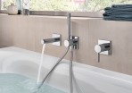 KEUCO IXMO Square vannas izteces snīpis 180 mm, Melns matēts 2