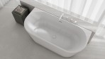 Deante Silia Vannas maisītājs, 4 caurumu, Brushed Steel 5