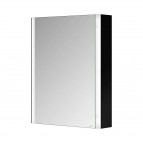 Somaris spoguļskapis 60x71x12 cm + LED, Black Matt 6