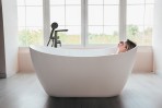 Deante Arnika Akrila vanna, ovāla - 150 cm, White 4