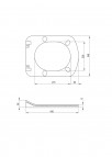 Deante Hiacynt New Tualetes poda komplekts, White/ Chrome 2