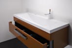 Vispool izlietne bez pārplūdes Q-1400 1395x500 mm, Balta 6