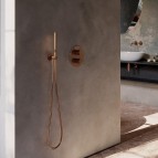 Omnires Y Termostatiskais dušas/vannas maisītājs, Polished Copper 3