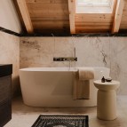 Omnires Contour vannas/dušas maisītājs no sienas, Brushed anthracite 2