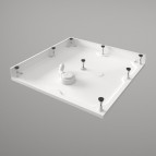 PAA Lettera dušas palikņa komplekts 100 x 120 cm, Textured Smoke 4