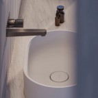 Omnires Ovo M+ izlietne uz virsmas 55x36 cm, Matt coral 4