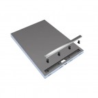 Fundo Riolito Neo 90x90 cm, ar kanālu pie sienas 800 mm 2