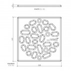 Fundo 3.3 noteces reste 115x115x5 mm, Nerūsējošais tērauds 2