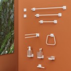 Gedy Tonga dvieļu turētājs 600 mm, Balts matēts 2