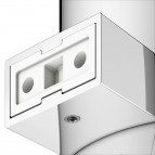 Keuco Moll tualetes birstes komplekts pie sienas, Hroms/Antracīts 2