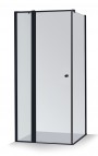 Dušas kabīne Karina 80x80x200 cm, Melns matēts