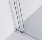 Dušas kabīne Viktorija 90x90x200 cm, Melns matēts 10