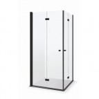 Dušas kabīne Simona 90x90x200 cm, Melns matēts