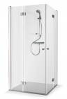 Dušas kabīne Simona 100x100x200 cm, Melns matēts 3