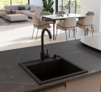 Sabia virtuves maisitājs ar grozāmu snīpi, Black Metallic 2