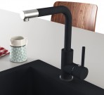 Forte virtuves maisitājs ar grozāmu snīpi, PVD Graphite 2