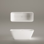 PAA Vanna Quadro 1590 × 700 mm, akmens masas, Glossy Fog 5